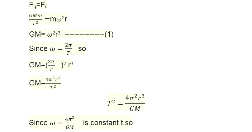 kepler's 3rd law of planetary motion equation