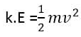 kinetic energy formula